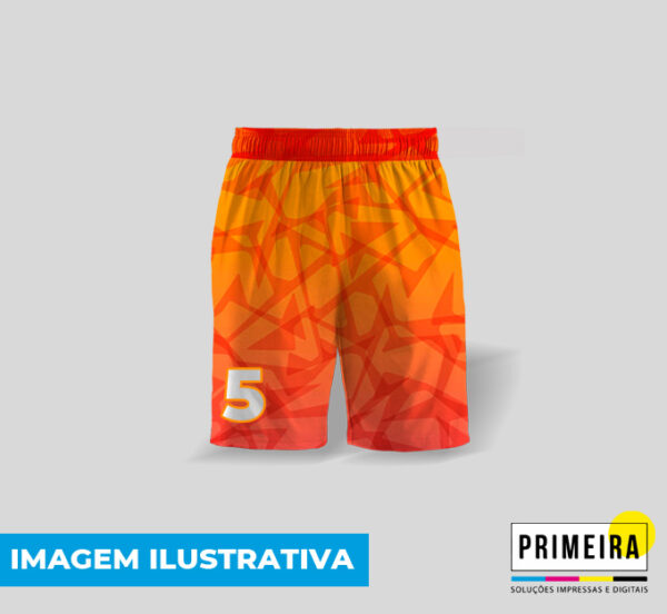 Short Personalizado Dry Fit (1 unidade)