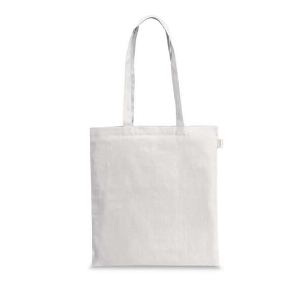 Ecobag em algodão reciclado e poliéster reciclado sem tingimento (140 g/m²) - Image 6