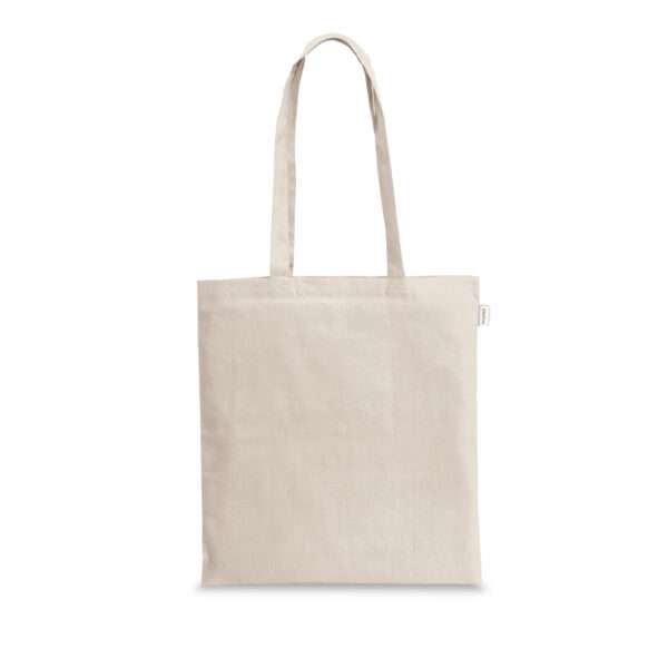 Ecobag em algodão reciclado e poliéster reciclado sem tingimento (140 g/m²) - Image 16