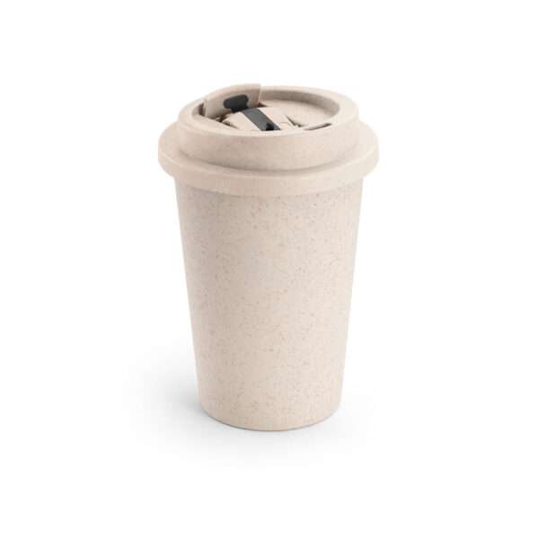 Copo de viagem em fibra de bambu e PP 380 mL. - Image 2