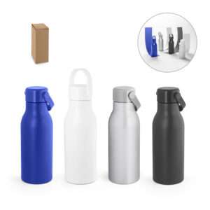 Squeeze em alumínio 100% reciclado com acabamento em mate 700 mL.