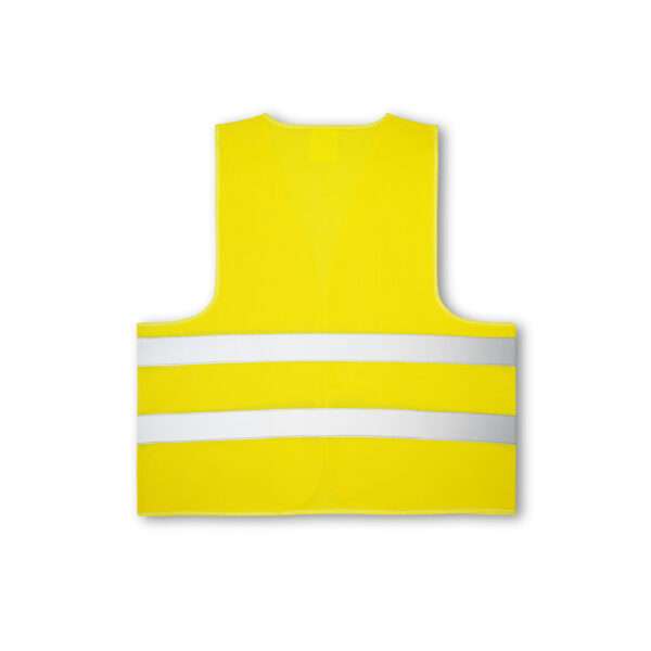 Colete de alta visibilidade em poliéster. - Image 2
