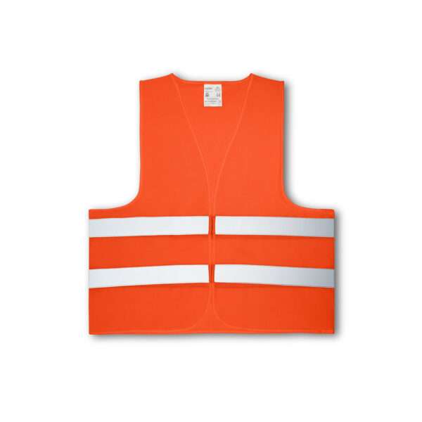 Colete de alta visibilidade em poliéster. - Image 4