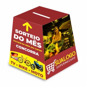 Urna Personalizada Couchê 250g 250x250mm