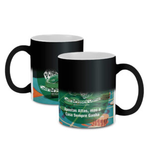 Caneca Copos E Tacas - Preta Fosca