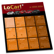 Calendários E Folhinhas 2026 Folhinha De Parede Supremo 255g Verniz Total Frente 270x343mm