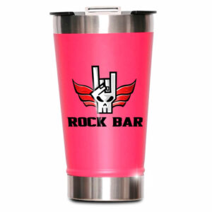Copos Copo Termico Modelo Com Abridor E Dtf Uv Linha Promocional Rosa Pink