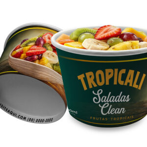 Potes De Papel Biodegradável 240g 480ml