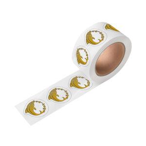Rotulos Em Bobina Com Hotstamping Bopp Transparente 1x0