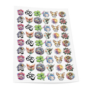 Tatuagem Temporária Personalizada 210x290mm