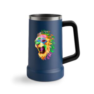 Canecas Com Adesivo Dtf Uv Canecas Termicas Cerveja 700ml Azul