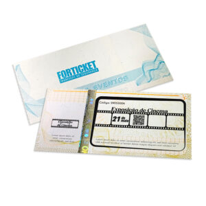 Ingressos De Segurança 105x51mm Amarelo