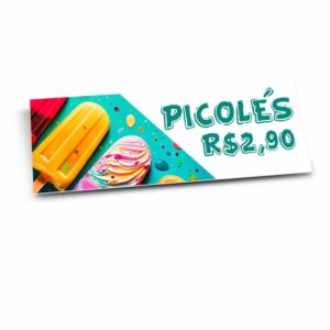 Placas Placa Imobiliaria Psai 2mm 400x120mm