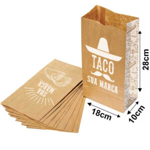 Sacolas E Sacos Sacos Kraft Para Delivery 1x0 Tamanho P