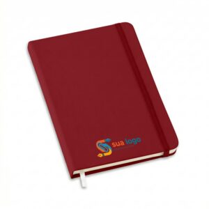 Agendas Cadernos E Apostilas - Capa Vermelho Escuro