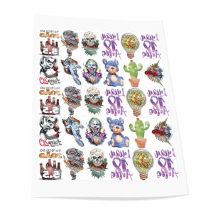 Tatuagem Temporária Personalizada 210x290mm