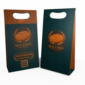 Sacolas E Sacos Sacolas Duplex 210g Pardo Boca Palhaco Vertical L20 X P9 X A31