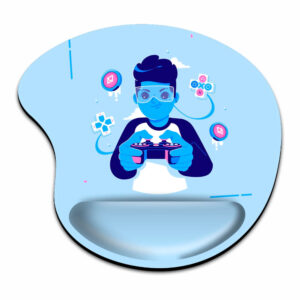 Acessórios Para Computadores Mousepads Acabamento Soldado Descanso Para Punho 200x253mm