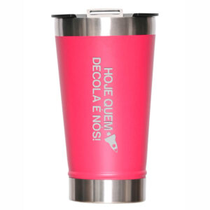 Caneca Copos E Tacas - 470ml Linha Promocional Rosa Pink