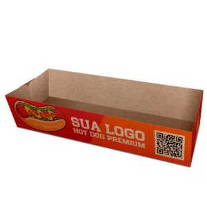 Embalagens Para Delivery Kraft 250g Hot Dog E Baguete Laminacao Interna