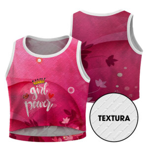 Linha Vestuario Coletes E Croppeds Croppeds Modelo Tradicional Dry Fit 3d Trace