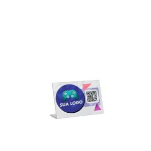 Placas Placa De Qr Code Pix Impressao Uv Acrilico Branco 3mm 150x100mm