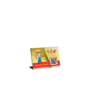 Placas Placa De Qr Code Pix Dtf Uv Acrílico Espelhado Dourado 3mm 150x100mm