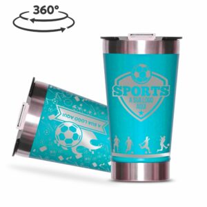 Caneca Copos E Tacas - 470ml Linha Promocional Azul Tifanny