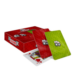 Baralhos Baralho Duplo 108 Cartas Baralho Com Caixa Personalizada Couchê 250g Com Laminação Brilho