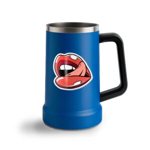 Caneca Copos E Tacas Canecas Com Adesivo Dtf Uv Canecas Termicas Cerveja 700ml Azul Claro