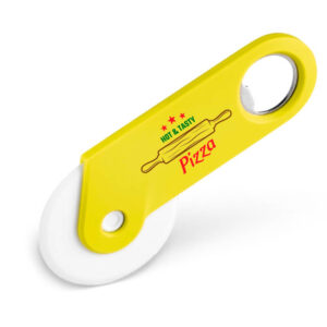Abridores E Chaveiros Abridor Cortador De Pizza Tradicional Tokev Amarelo
