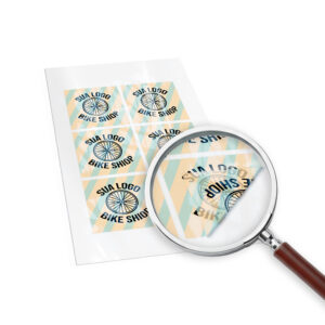 Adesivos Rótulos Folha Bopp Transparente 135x135mm