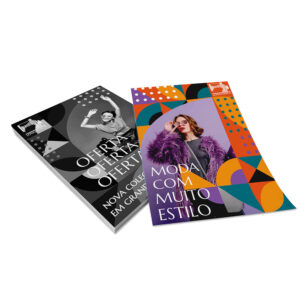 Panfletos, Flyers E Folhetos Couchê 90g Sem Verniz 100x140mm