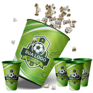 Kit Balde E Copo Label Balde De 6 Litros E Copos De 350ml