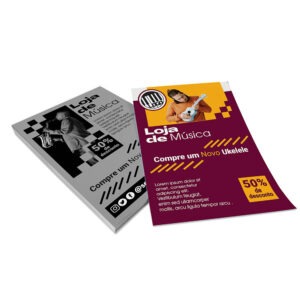 Panfletos, Flyers E Folhetos Couchê 90g Sem Verniz 100x140mm