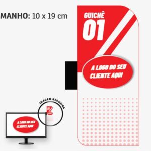 Acessórios Para Computadores Display Para Monitor Pvc 0,50 Premium Branco 2 Cantos