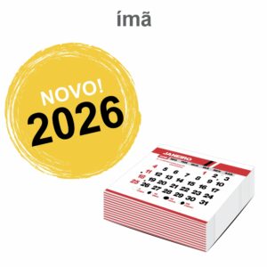 Calendarios E Folhinhas 2026 Blocos De Calendario 2026 Para Ima 50x50mm