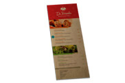 Cardápios Cardápios Descartáveis Kraft 250g 105x300mm