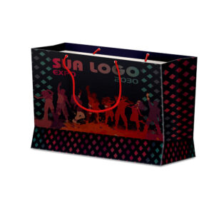 Sacolas E Sacos Sacolas Duplex 191g Pardo Media Horizontal L30 X P8 X A22