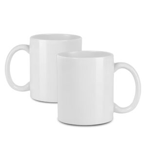 Linha De Atacado Canecas Copos E Tacas Canecas De Porcelana Simples 325ml Branca