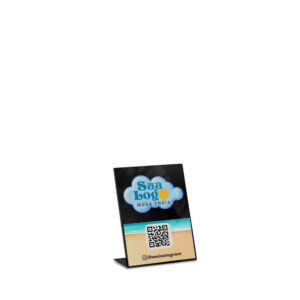 Placas Placa De Qr Code Pix Impressao Uv Acrilico Preto 3mm 100x150mm