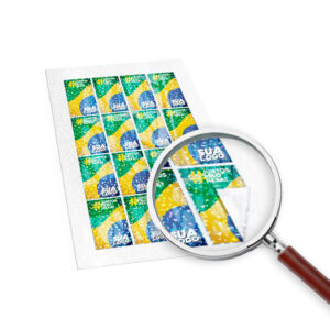 Produtos Da Copa Adesivos Folha 330x480mm Bopp Branco Com Lam Holografica