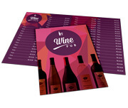 Cardapios Cardapios Personalizados 4 Paginas Com Dobra Couche 250g 330x480mm