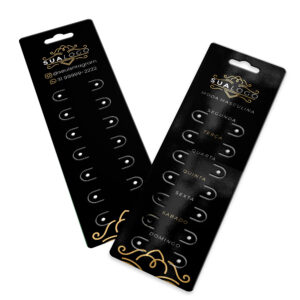 Tags Tags Especiais Couchê 300g Verniz Uv Verniz Uv Total Frente