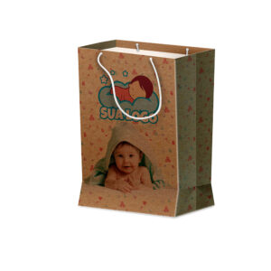 Sacolas E Sacos Sacolas Duplex 191g Pardo Mini Vertical L15 X P7 X A21