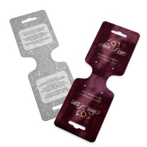Tags Tags Especiais Couchê 300g Verniz Uv Verniz Uv Total Frente