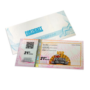 Ingressos De Segurança 105x51mm Rosa