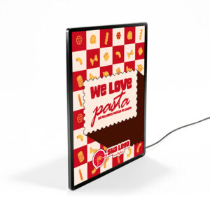 Quadro Iluminado Combo De Estrutura Com Personalização 310x425mm