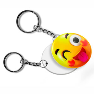 Bottons E Pins Personalizados Uma Face Com Chaveiro Modelo Redondo 35mm