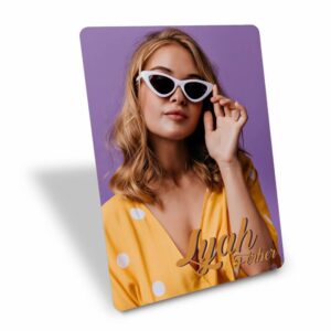 Foto Produtos Foto Com Suporte Pvc 0,50mm Premium Branco 100x140mm